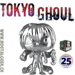 Funko Pop! Manga Tokyo Ghoul Ken Kaneki (Silver Chrome) Exclusive Vinyl Figure Damaged Box