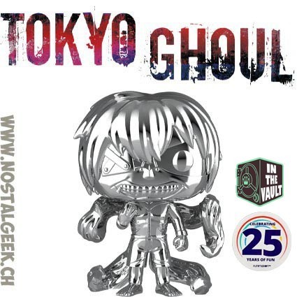 Funko Funko Pop! Manga Tokyo Ghoul Ken Kaneki (Silver Chrome) Exclusive Vinyl Figure Vaulted