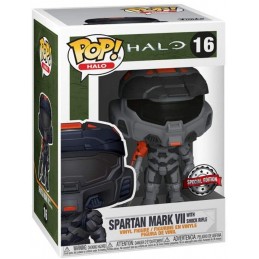 Funko Funko Pop Pop Games Halo Spartan Mark VII with Shock Rifle Vaulted Edition Limitée