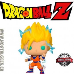 Funko Pop Dragonball Z Super Saiyan Goku with energey Êxclusive Vinyl Figure