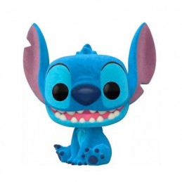 Funko Funko Pop Disney Lilo et Stitch - Smiling Seated Stitch Flocked Edition Limitée