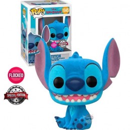 Funko Funko Pop Disney Lilo & Stitch - Smiling Seated Stitch Flocked Exclusive Vinyl Figure