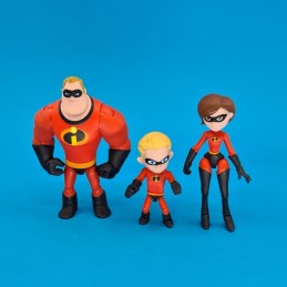 Disney The Incredibles Set of 3 second hand figures (Loose)