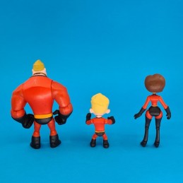 Disney The Incredibles Set of 3 second hand figures (Loose)