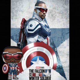 Funko Funko Pop Marvel The Falcon and The Winter Soldier Captain America (Sam Wilson) Vinyl Figure