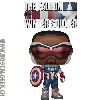 Funko Funko Pop Marvel The Falcon and The Winter Soldier Captain America (Sam Wilson)