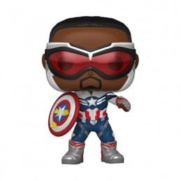 Funko Funko Pop Marvel The Falcon and The Winter Soldier Captain America (Sam Wilson) (Year of the Shield) Edition Limitée