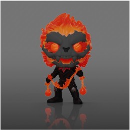 Funko Funko Pop N°863 Marvel Infinity Warps Ghost Panther Vaulted Phosphorescent Edition Limitée