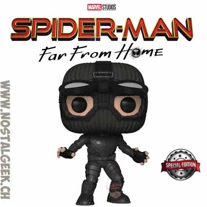 Funko Funko Pop Marvel Spider-Man Far From Home Spider-Man (Stealth Suit, Goggles Up) Edition Limitée