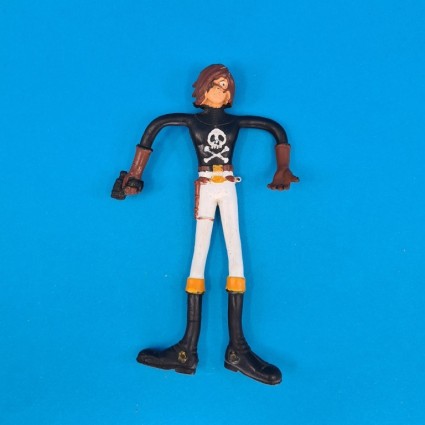 Captain Harlock second hand bendable figure (Loose)