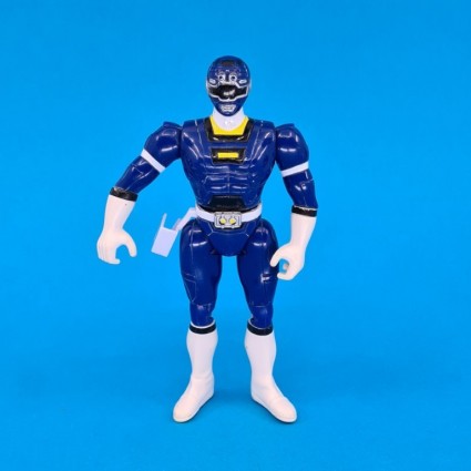 Bandai Power Rangers Blue Ranger Flip Head Figurine articulée d'occasion (Loose)