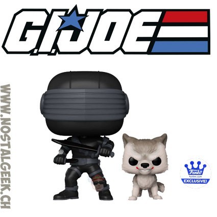 Funko Funko Pop Retro Toys G.I. Joe Snake Eyes with Timber Exclusive vinyl figure