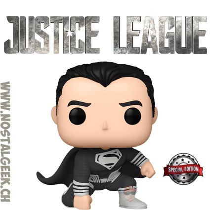 Funko Funko Pop! DC Justice League Superman (Black Suit) (Zack Snyder Cut) Edition Limitée