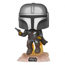 Funko Funko Pop Star Wars The Mandalorian Flying Glow in the Dark Exclusive Vinyl Figure