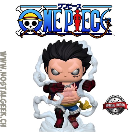 Toy Funko Pop Anime One Piece Luffy Gear Four Metallic Exclusive