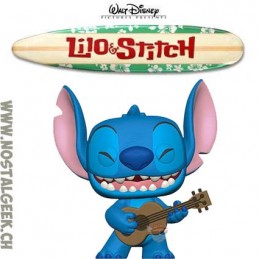 Funko Funko Pop N°1044 Disney Lilo et Stitch - Stitch with Ukulele Vinyl Figure
