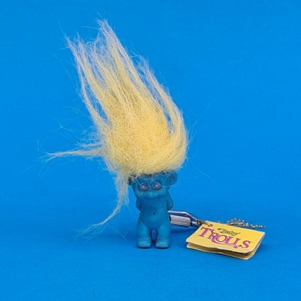 Troll cheveux jaune Figurine porte-clés d'occasion (Loose)