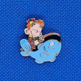 Le petit Spirou fishing second hand Pin (Loose)