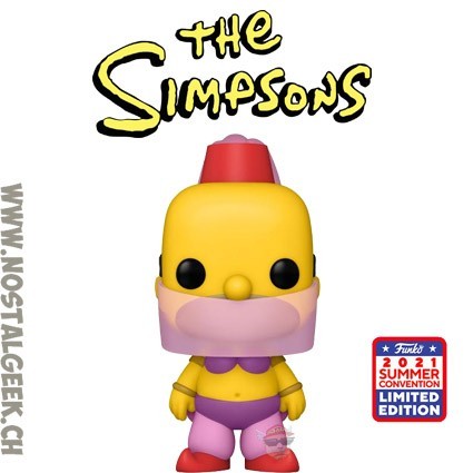 Funko Funko Pop SDCC 2021 The Simpsons Belly Dancer Homer Exclusive Vinyl Figure
