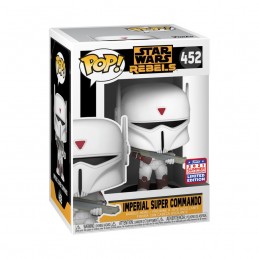 Funko Funko Pop SDCC 2021 Star Wars Rebels Imperial Super Commando Edition Limitée