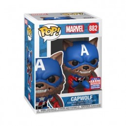 Funko Funko Pop SDCC 2021 Marvel Capwolf Exclusive Vinyl Figure