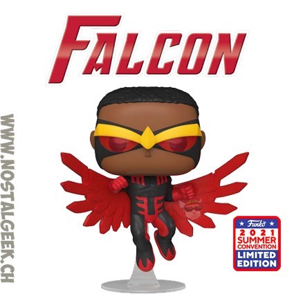 Funko Funko Pop SDCC 2021 Marvel Falcon (Red Suit) Exclusive Vinyl Figure