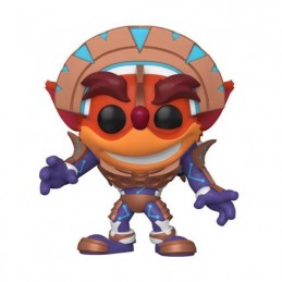 Funko Funko Pop N°841 SDCC 2021 Crash Bandicoot In Mask Armor Vaulted Exclusive Vinyl Figure