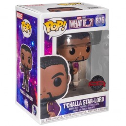 Funko Funko Pop Marvel: What if...? T'Challa Star-Lord Unmasked Exclusive Vinyl Figure