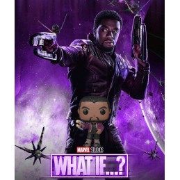 Funko Funko Pop Marvel: What if...? T'Challa Star-Lord Unmasked Edition Limitée