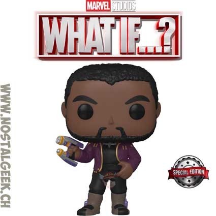 Funko Funko Pop Marvel: What if...? T'Challa Star-Lord Unmasked Exclusive Vinyl Figure