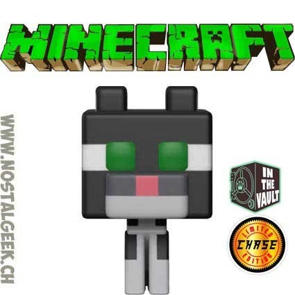 Funko Funko Pop Minecraft Tuxedo Cat Chase Edition Limitée Vaulted