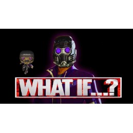 Funko Funko Pop Marvel: What if...? T'Challa Star-Lord (Metallic) Edition Limitée