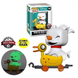 Funko Funko Pop Disney Nightmare Before Christmas Zero in duck cart Phosphorescent Edition Limitée