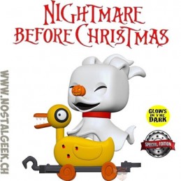 Funko Funko Pop Disney Nightmare Before Christmas Zero in duck cart Phosphorescent Edition Limitée