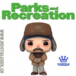 Funko Pop Parks and Recration Ron with the Flu Exclusive Vinyl Figure