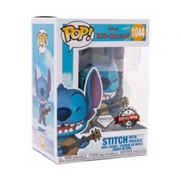 Funko Funko Pop Disney Lilo et Stitch - Stitch with Ukulele (Diamond Glitter) Edition Limitée