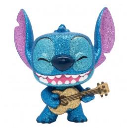 Funko Funko Pop Disney Lilo et Stitch - Stitch with Ukulele (Diamond Glitter) Edition Limitée