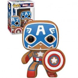 Funko Funko Pop Marvel Holiday Gingerbread Captain America Vinyl Figure