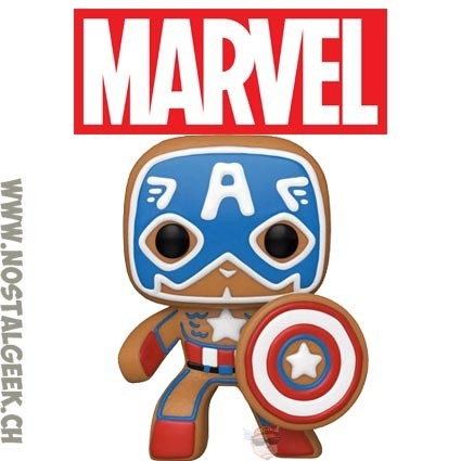 Funko Funko Pop Marvel Holiday Gingerbread Captain America Vinyl Figure