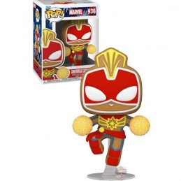 Funko Funko Pop Marvel Holiday Gingerbread Captain Marvel Vinyl Figure