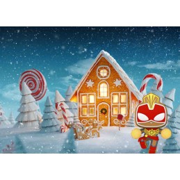 Funko Funko Pop Marvel Holiday Gingerbread Captain Marvel Vinyl Figure