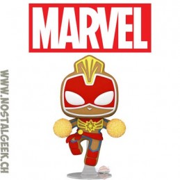 Funko Funko Pop Marvel Holiday Gingerbread Captain Marvel Vinyl Figure