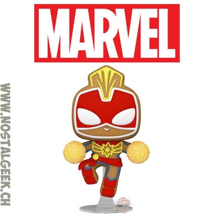 Funko Funko Pop Marvel Holiday Gingerbread Captain Marvel Vinyl Figure