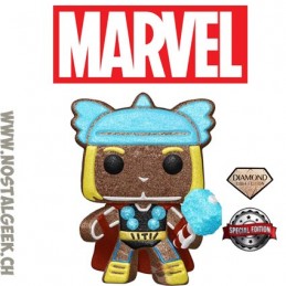 Funko Funko Pop Marvel Holiday Gingerbread Thor Diamond collection Edition Limitée