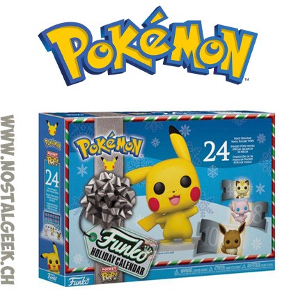 Figurine Funko Pop Pocket Pokemon Calendrier de l'avent 2021 geek s