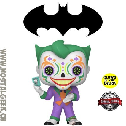 Funko Funko Pop DC Dia de los DC Joker Exclusive GITD Vinyl Figure