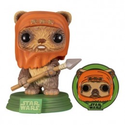 Funko Funko Pop! Star Wars: Across the Galaxy Wicket W. Warrick Endor + Pin's Edition Limitée