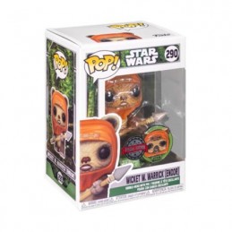 Funko Funko Pop! Star Wars: Across the Galaxy Wicket W. Warrick Endor + Pin's Edition Limitée