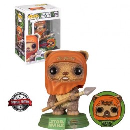 Funko Funko Pop! Star Wars: Across the Galaxy Wicket W. Warrick Endor + Pin's Edition Limitée