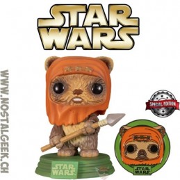 Funko Funko Pop! Star Wars: Across the Galaxy Wicket W. Warrick Endor + Pin's Edition Limitée